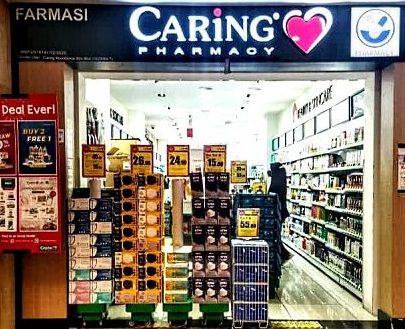caring pharmacy wisma centrepoint segamat
