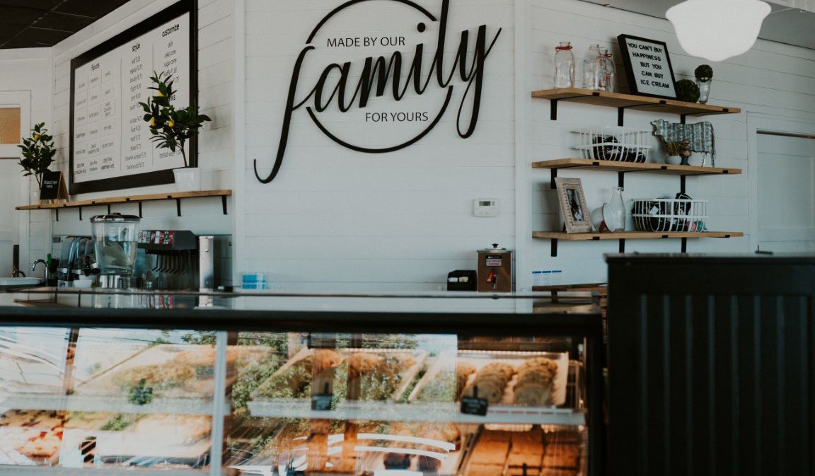 family ice cream bakery