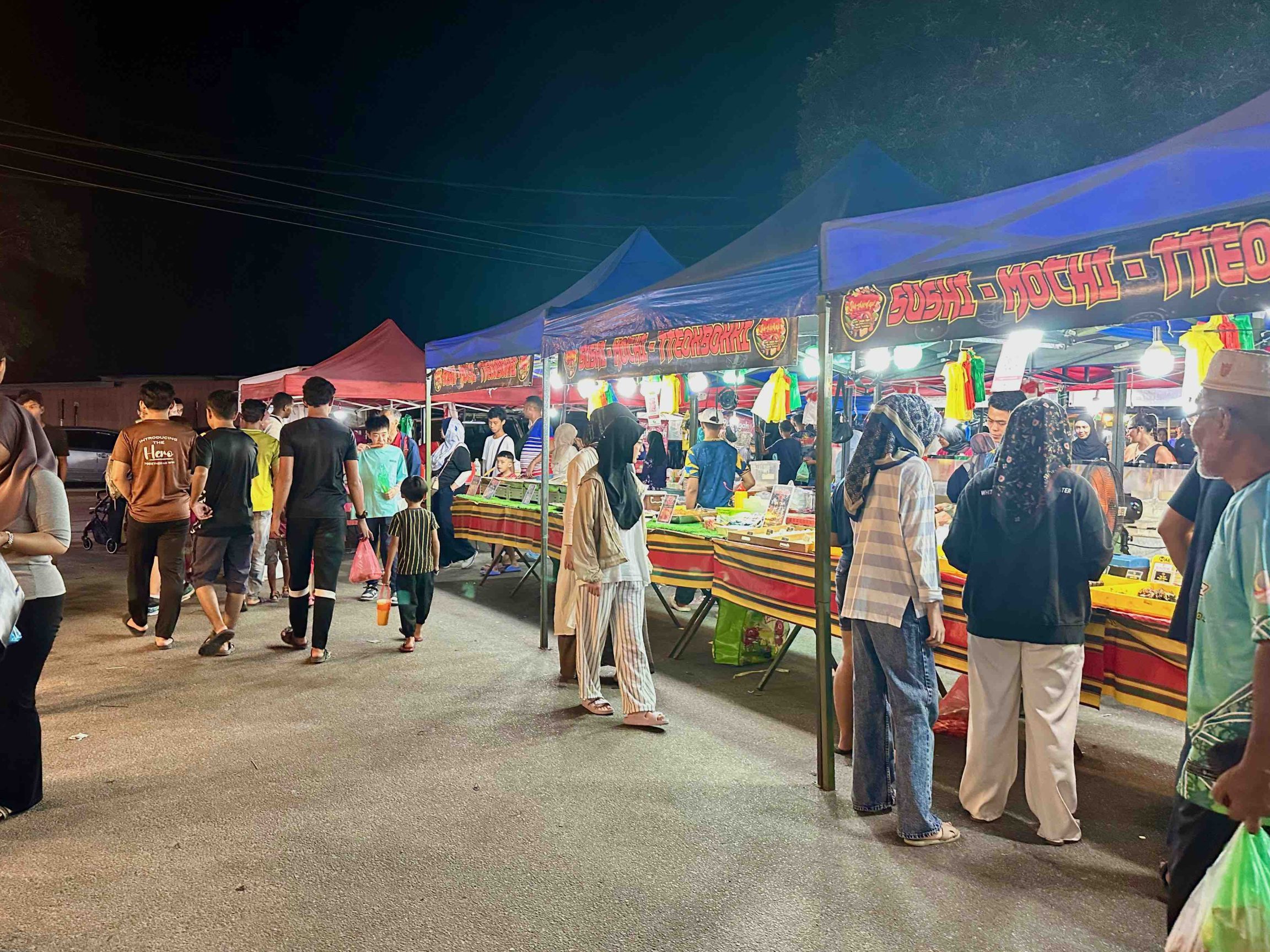 padang matsirat night market sunday